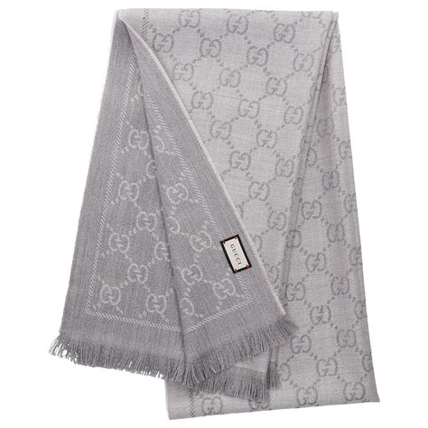 gucci scarf silver|gucci scarf women sale.